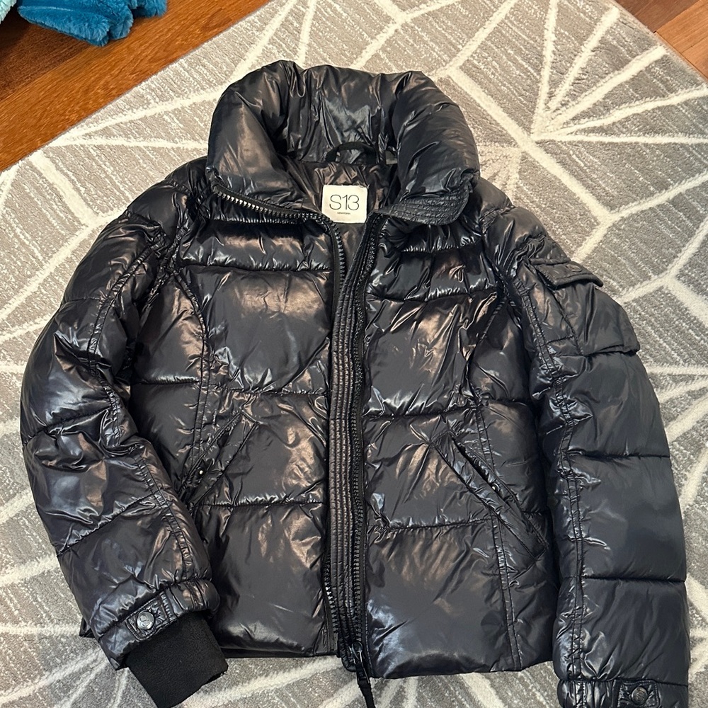 Kids Black Puffer Jacket
